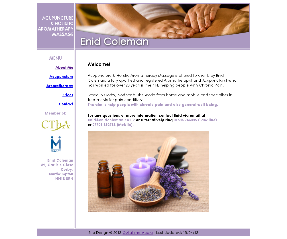 Enid Coleman home page