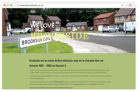 We Love Brookside fan site